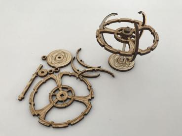 Deep Space 9 "DS9"- micro universe laser cut modell - DIY kit